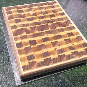 Black Walnut end grain cutting board